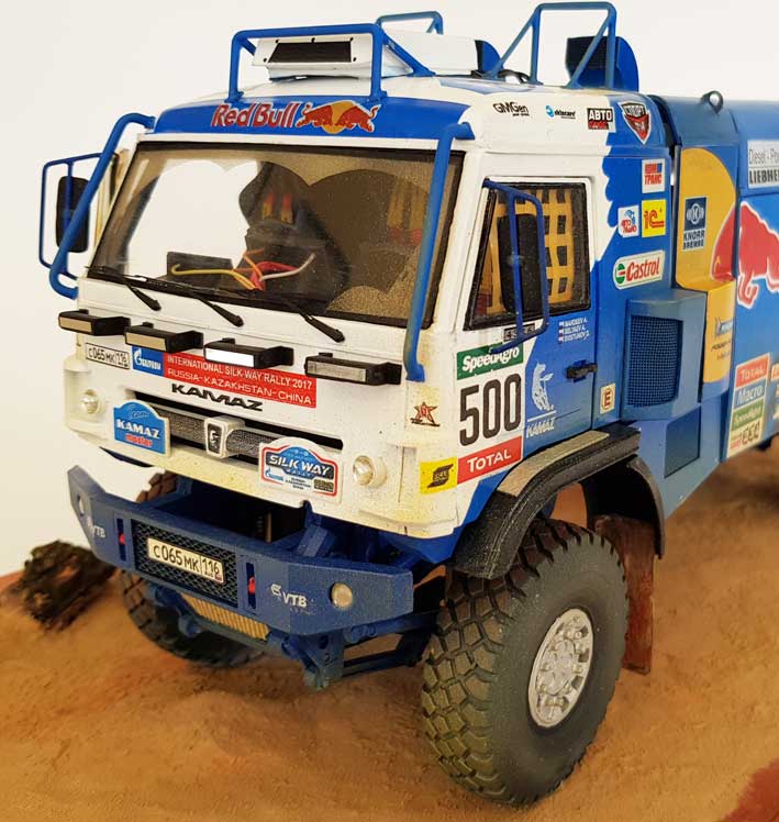 Kamaz Red Bull Rally – Scale Model Trucks